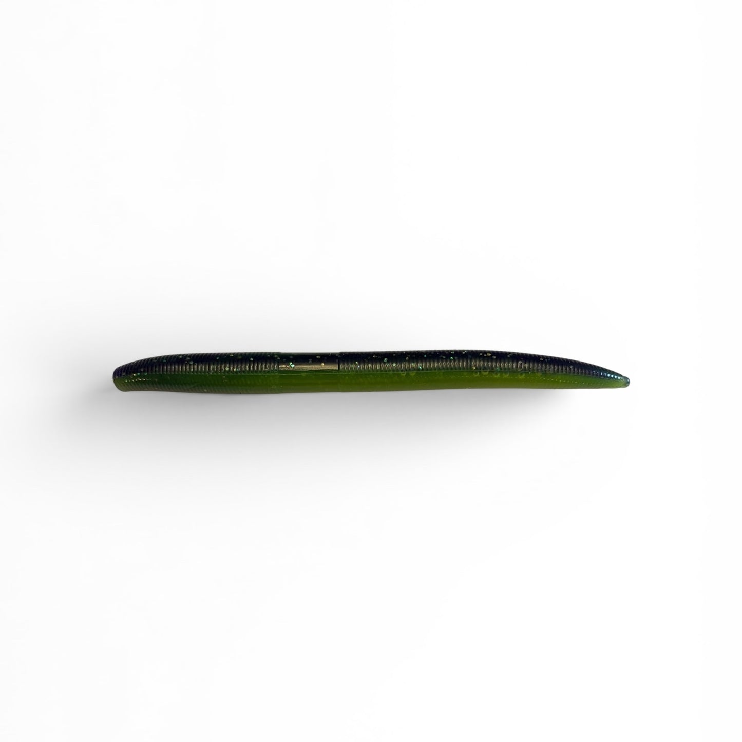 5” Stick Worm - June Bug/Chartreuse