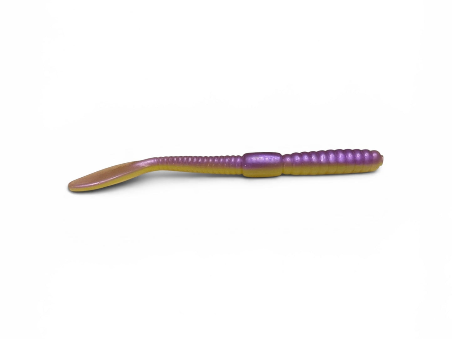 4” Wally Worm - Royal Purple/Chartreuse