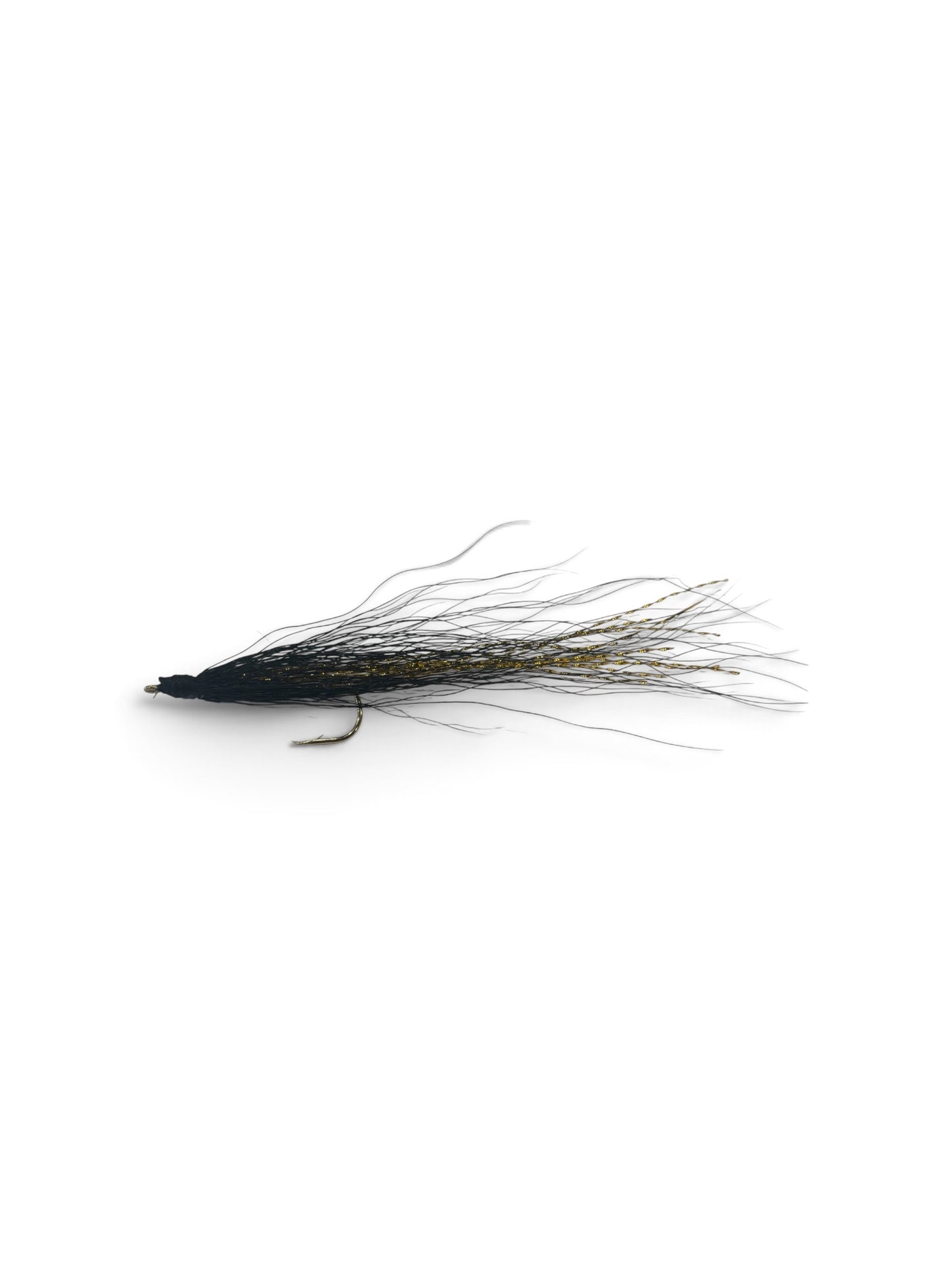 #2 Aberdeen Hook Hair Flies - Black/Gold (2pk)