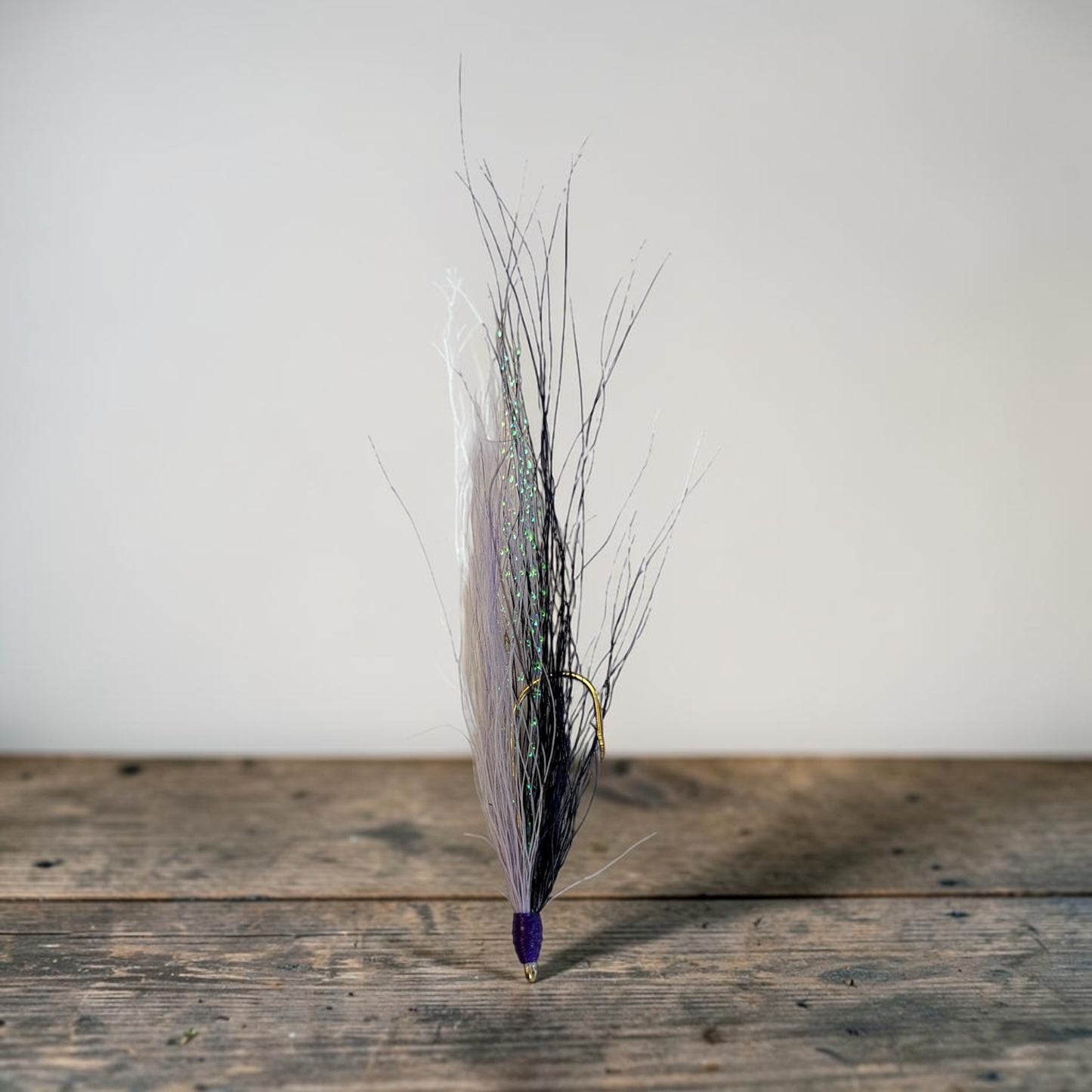 #2 Aberdeen Hook Hair Flies - Light Purple/Black (2pk)