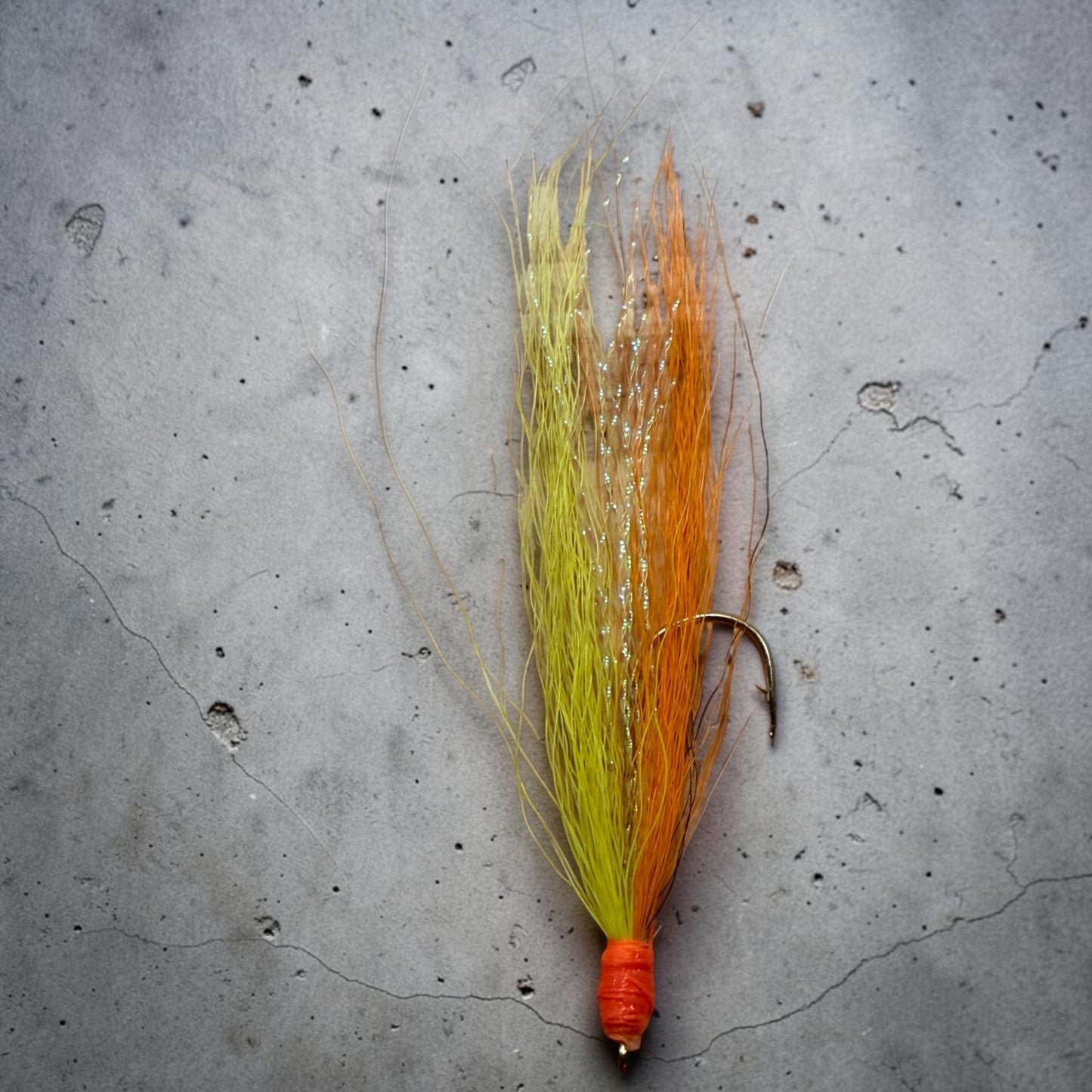 #2 Aberdeen Hook Hair Flies - Orange/Yellow (2pk)