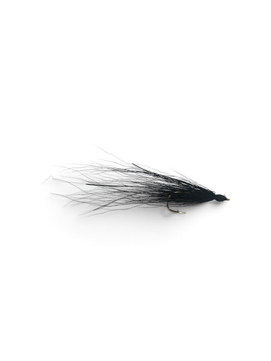 #2 Aberdeen Hook Hair Flies - Black (2pk)
