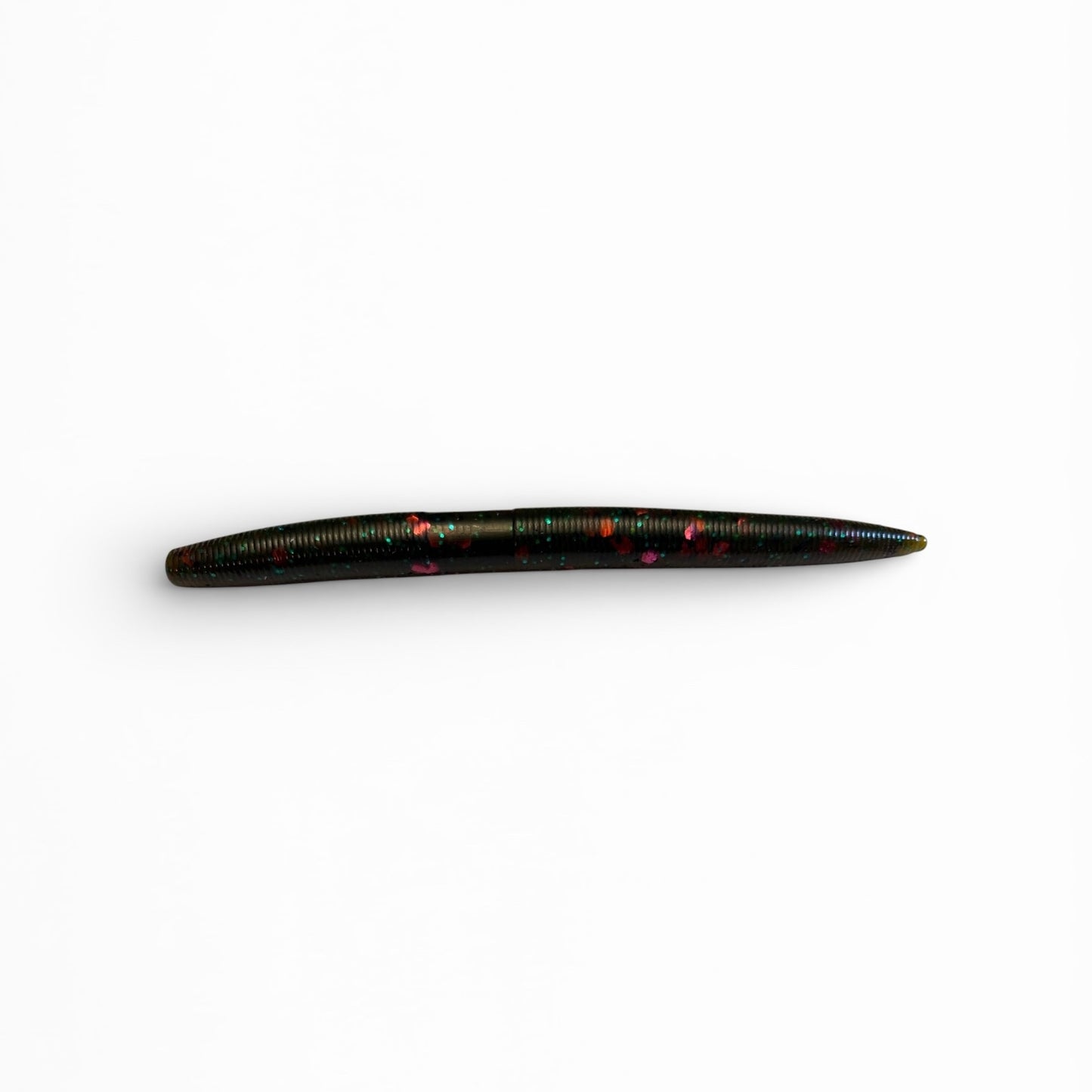 5” Stick Worm - Baby Bass w/ Purple Flake