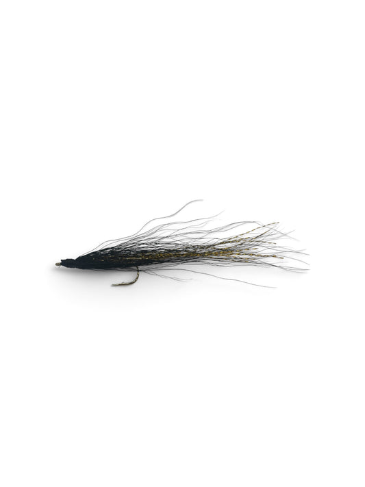 #2 Aberdeen Hook Hair Flies - Black/Gold (2pk)
