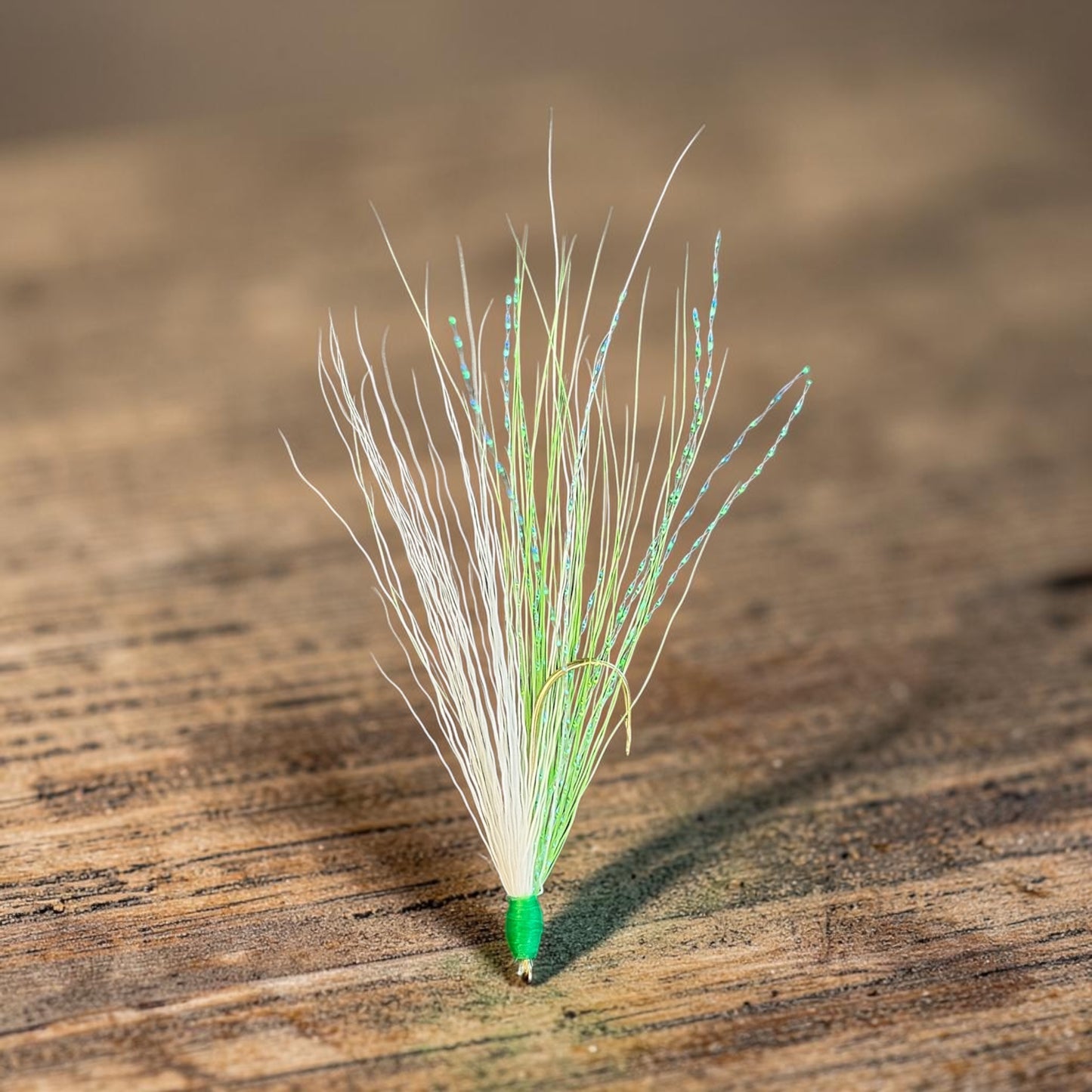 #2 Aberdeen Hook Hair Flies - Green/White (2pk)