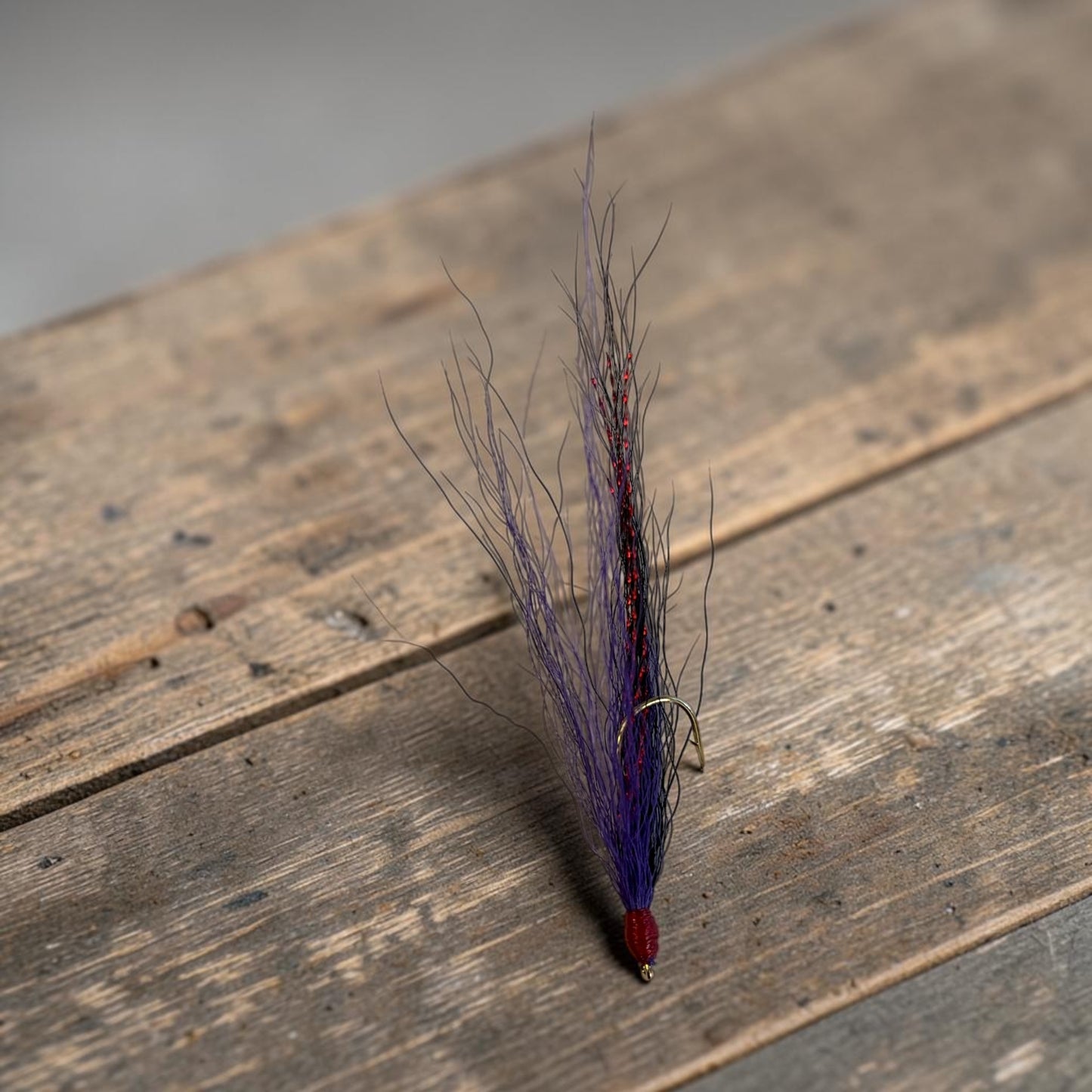#2 Aberdeen Hook Hair Flies - Dark Purple/Black (2pk)
